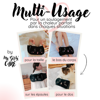 "Ceinture-bouillotte" MyGirlyCare® - Kitty Edition Limitée