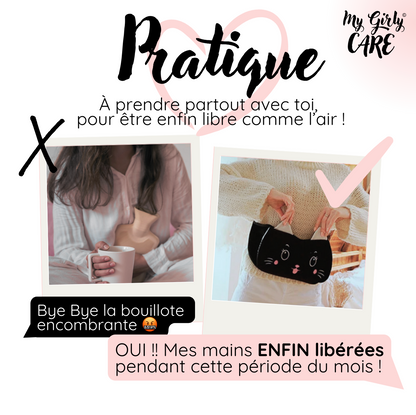 "Ceinture-bouillotte" MyGirlyCare® - Kitty Edition Limitée