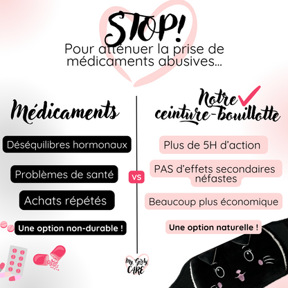 "Ceinture-bouillotte" MyGirlyCare® - Kitty Edition Limitée