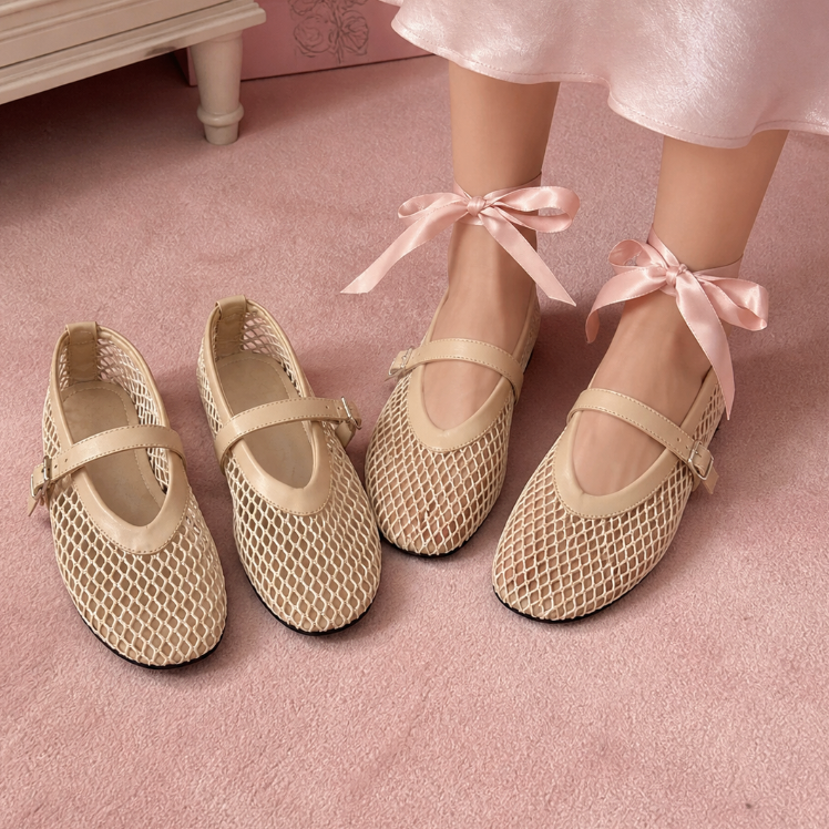 "Inaya" - Ballerine en maille