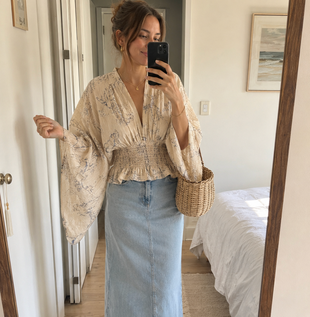 "Boho" - Haut fluide