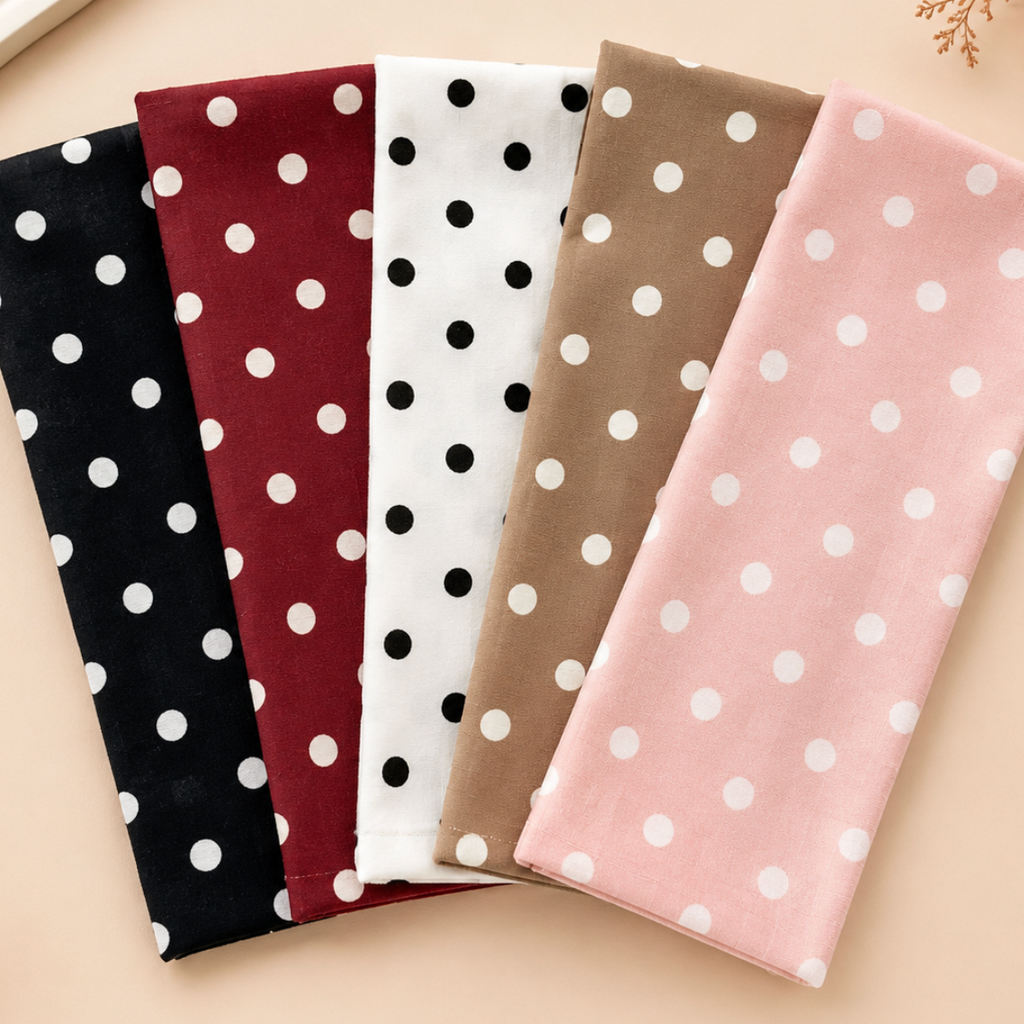 "Louise" - Bandeau à pois