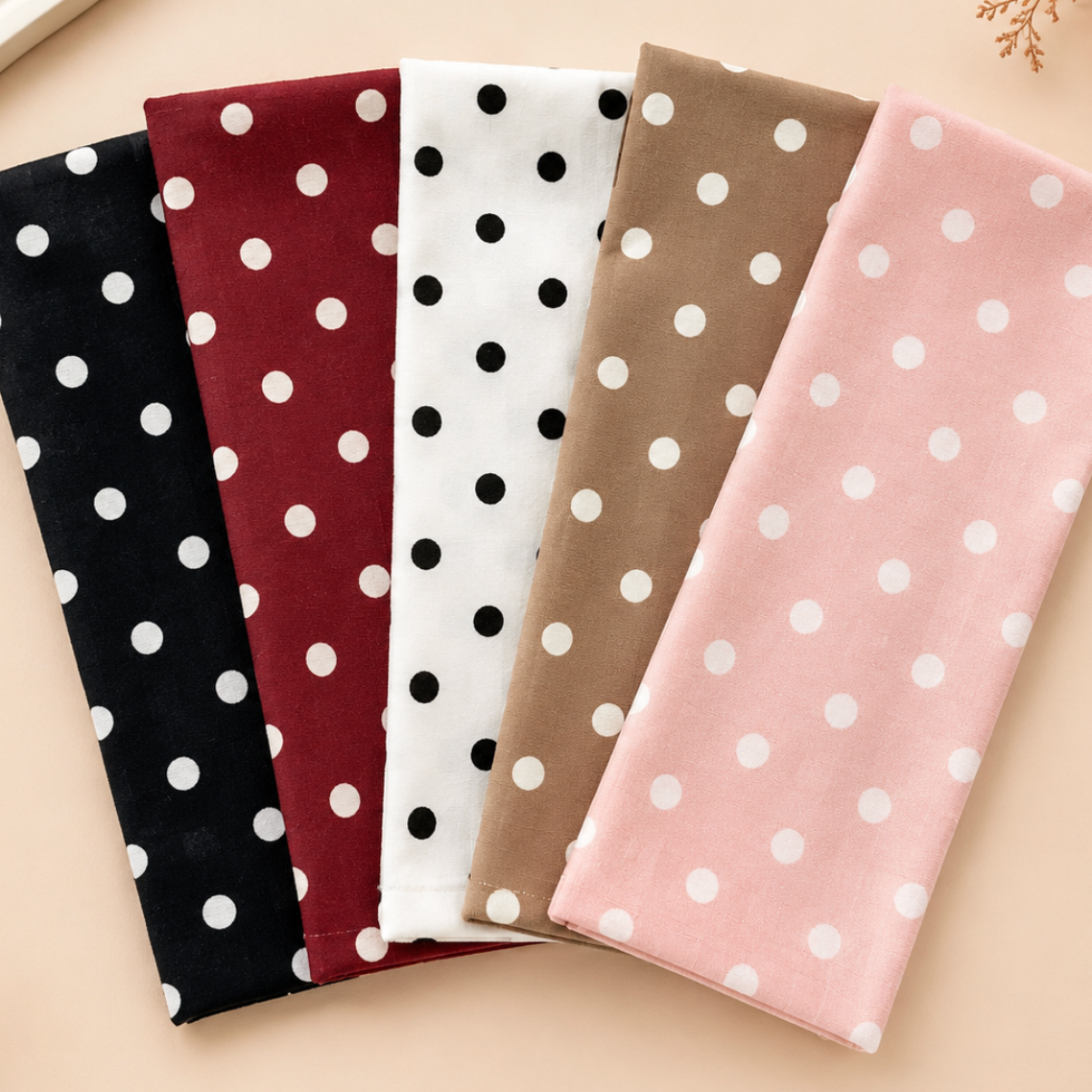 "Louise" - Bandeau à pois