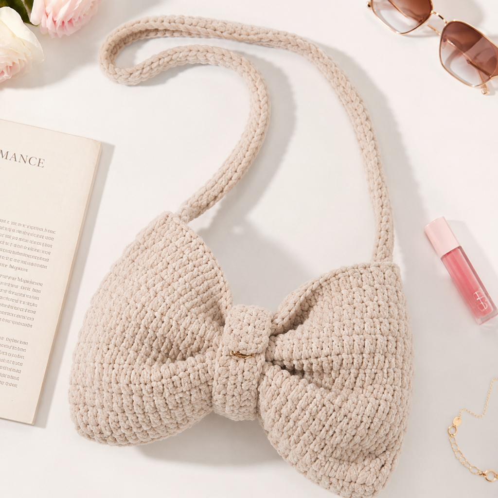 "Cutie" - Sac Crochet en noeud