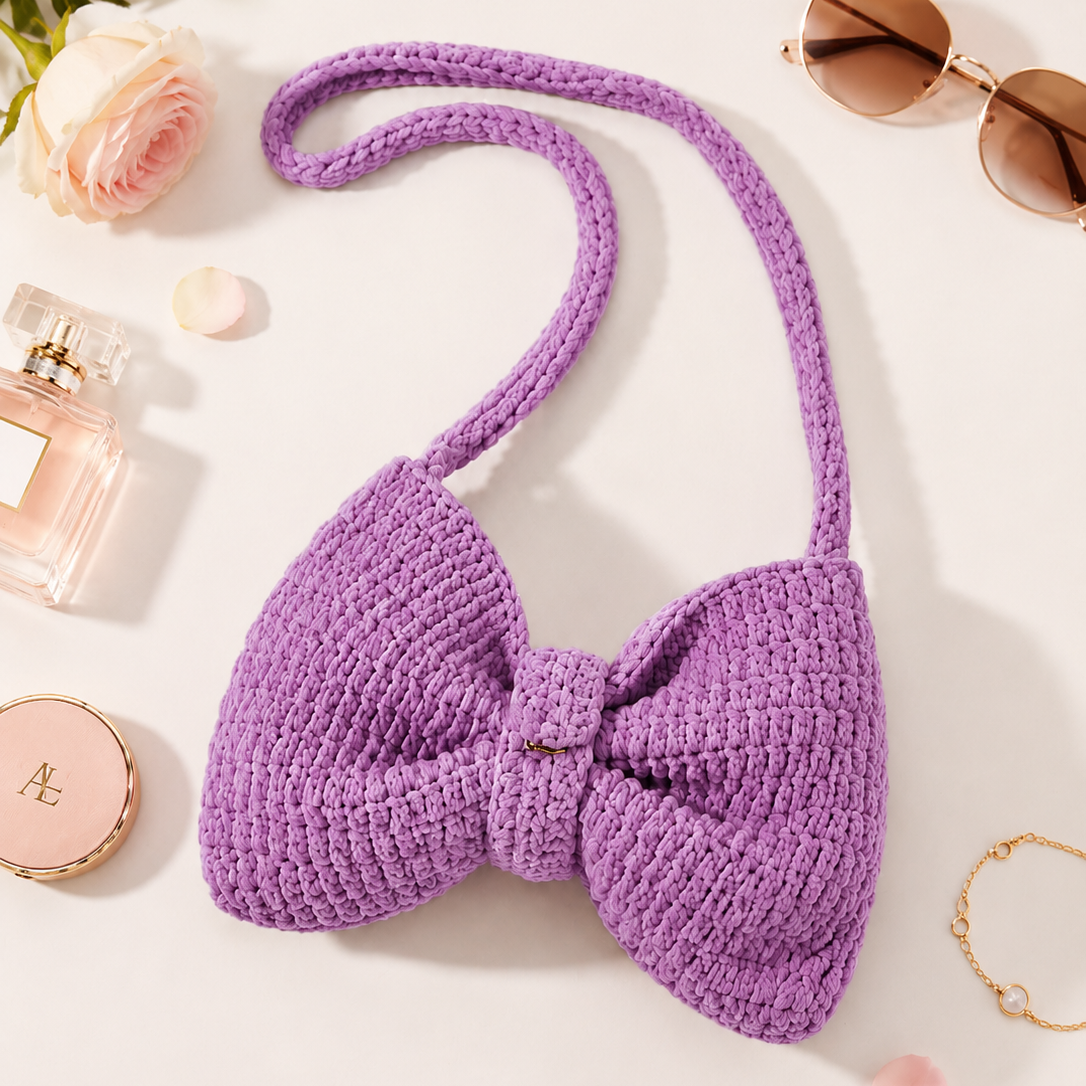 "Cutie" - Sac Crochet en noeud